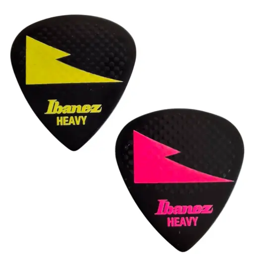 ⚡Púa Ibanez Heavy Grip Texturizado Neon Antideslizante⚡