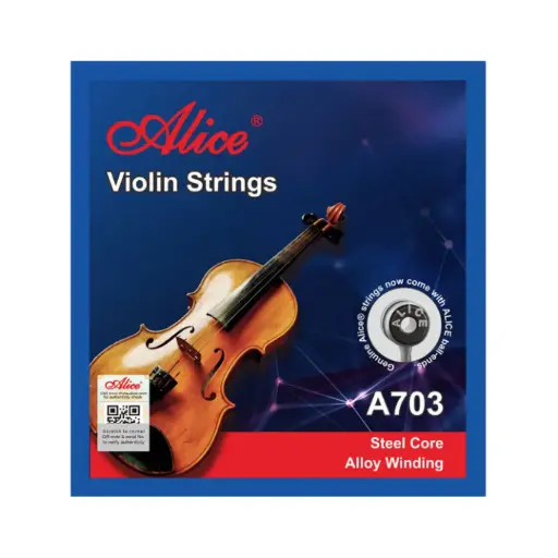 [A703] Encordadura Para Violín Alice A703